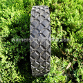 8 inch solid rubber coated wheel trolley wheel